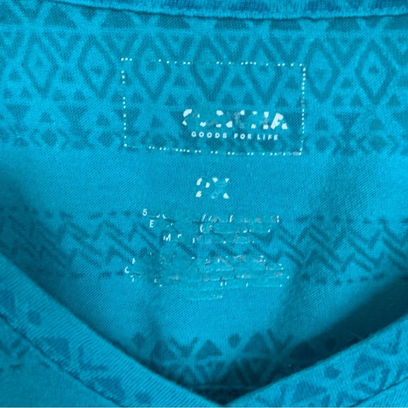 Teal Green Tank Top Women’s 2X Flowy Loose Fit Spring Summer Shirt Blouse Beach - Picture 4 of 7